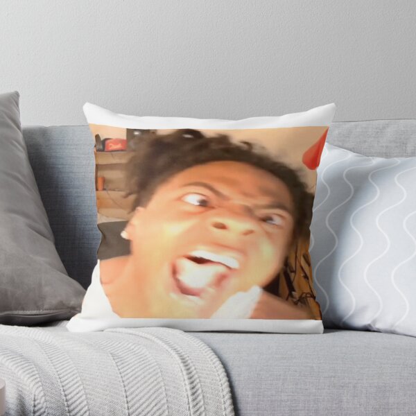 ishowspeed barking shitpost meme merch Throw Pillow RB1312 product Offical ishowspeed Merch